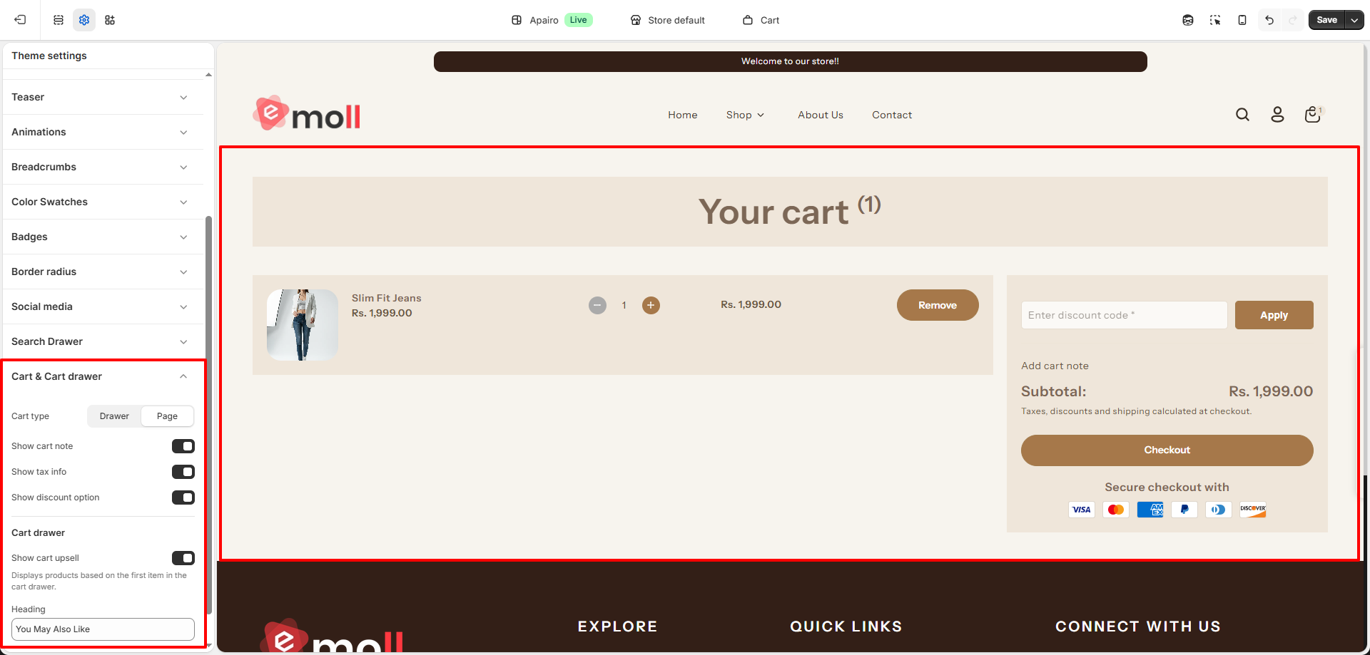 Cart Page