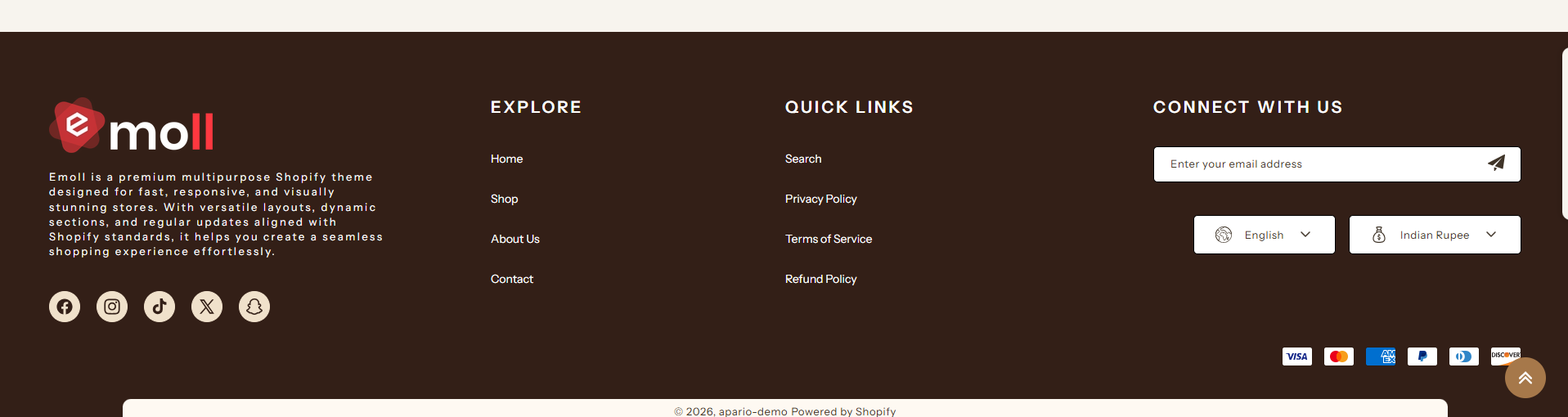 Footer Preview