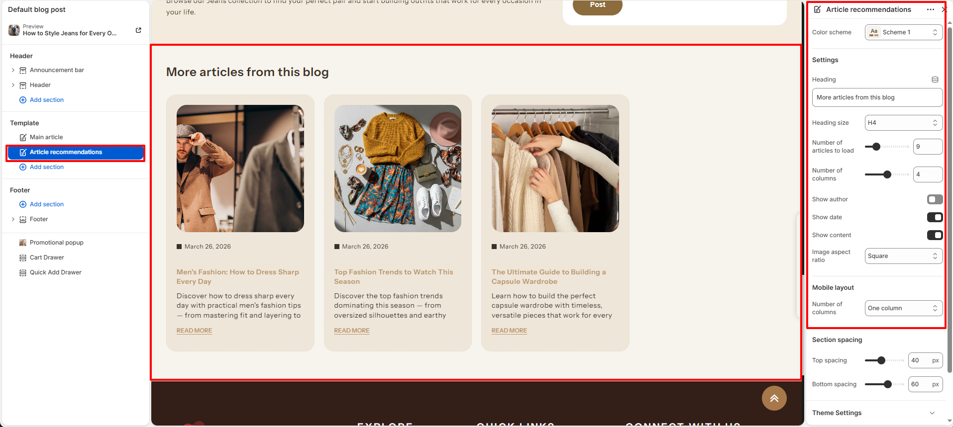 Article Recommendations