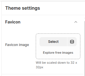 Favicon Setting