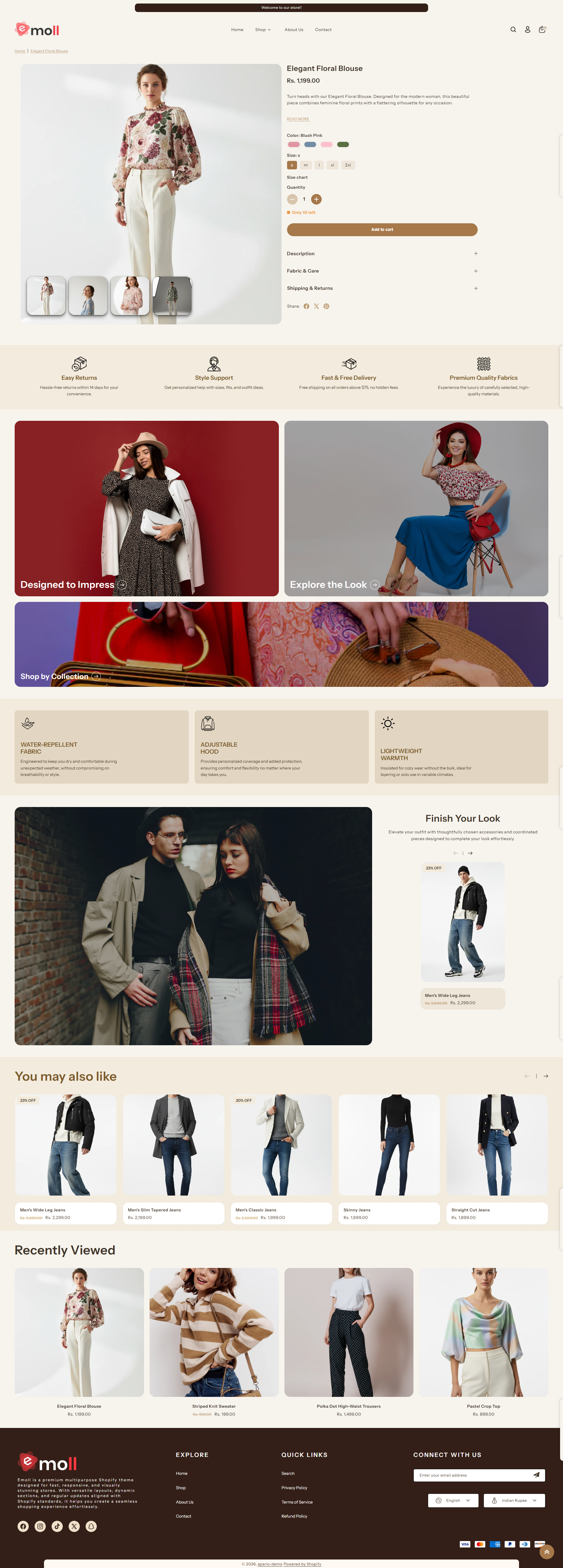 product page
