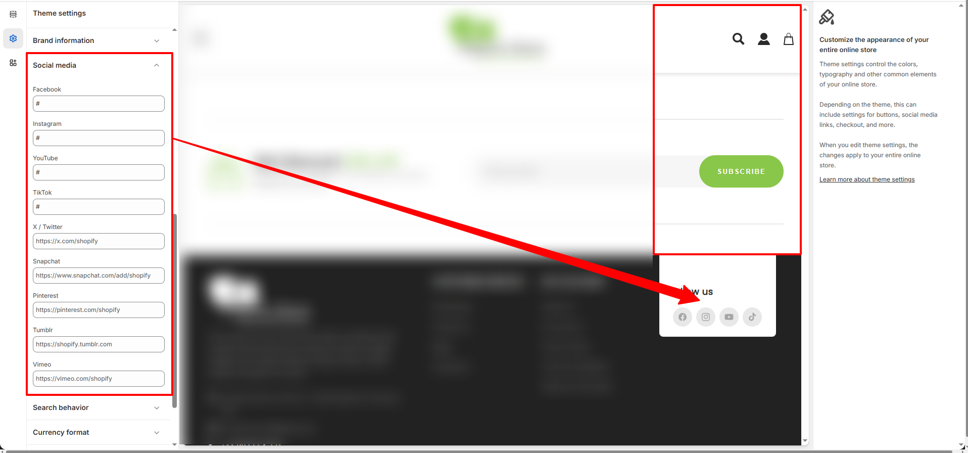 Social Media Settings Image